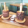 220V 110V Chimney Cake Oven Roll Grill Machine Stainless Steel Bread Roll Ice Cream Cone Kurtos Kalacs Waffle Maker 6