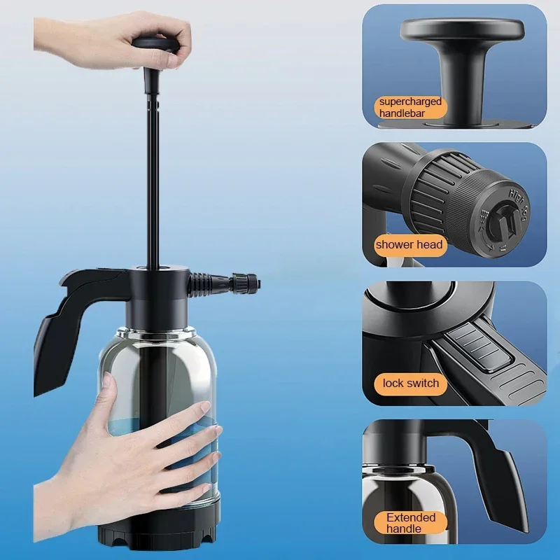 Foam spray pot Car wash foam foam pa pot tire self-cleaning agent acid and alkali resistant high pressure sprayer
