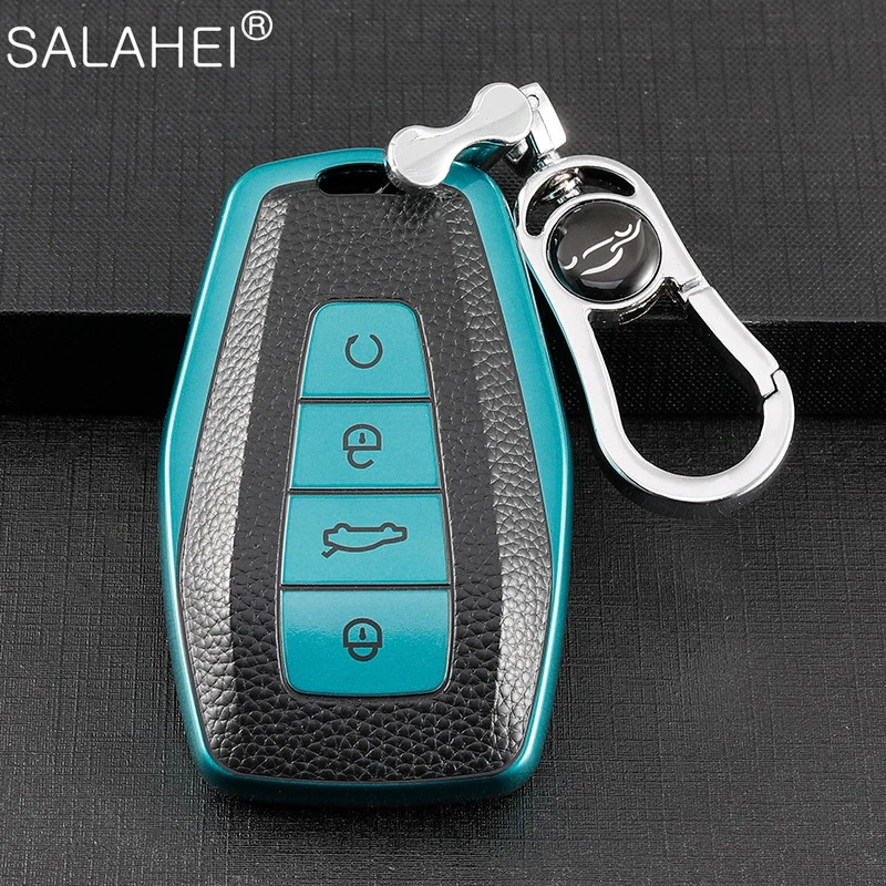 

TPU Car Key Case Holder Cover Fit For Geely Coolray 2019-2020 Atlas Boyue NL3 Emgrand X7 EX7 SUV GT GC9 Borui Keychain Accessory