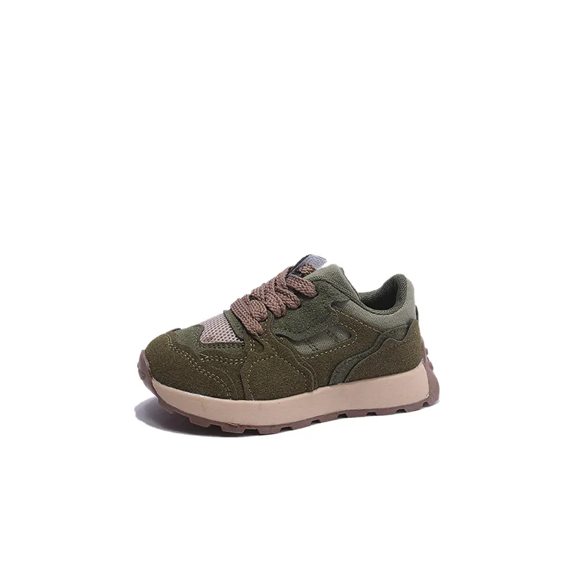 Zapatillas 어린이 캐주얼 신발, 메쉬 통기성 어린이 스니커즈, 여아 남아 테니스 신발, 패션 그린 스포츠 신발, 봄 신상