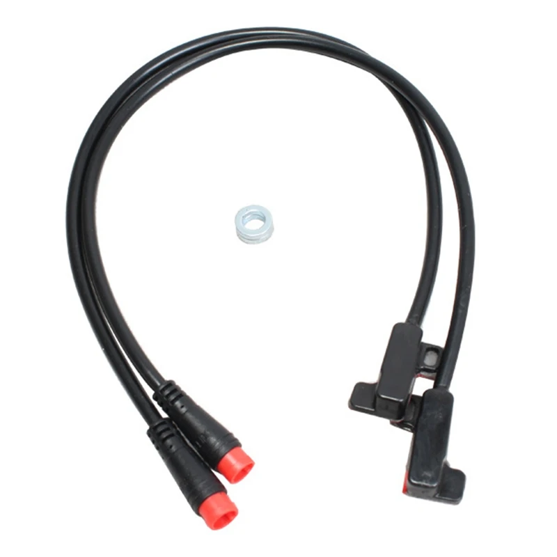 Electric Bike Brake Sensor Power Cut Off Brake Lever Gear Shifter Combined Hydraulic 2 Pin Waterproof Connector