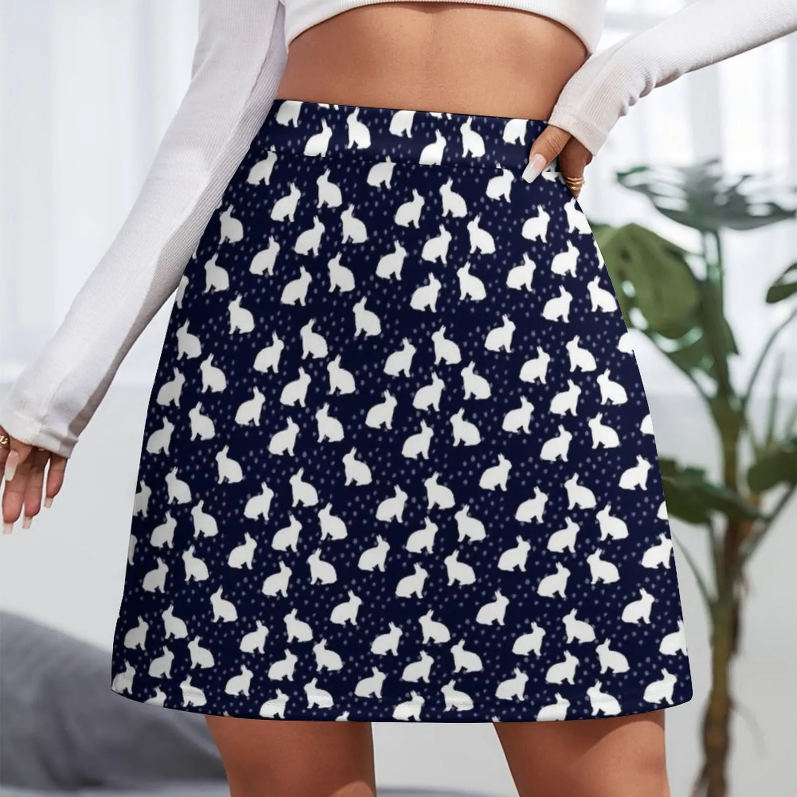 Bunny lover Mini Skirt Woman clothing micro mini skirt extreme Women's summer skirt