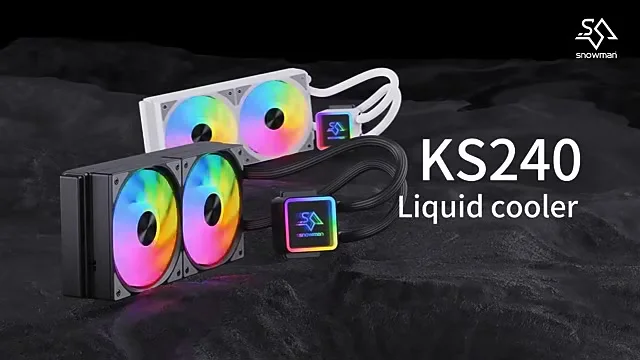 Snowman AIO Жидкостное охлаждение процессора 240 мм RGB