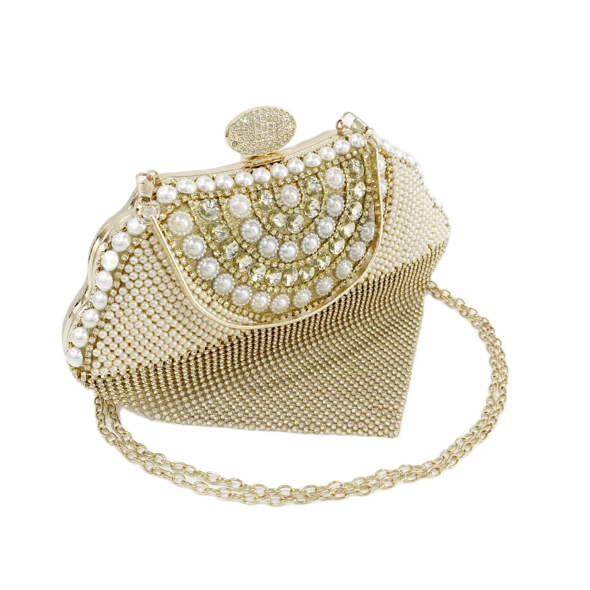 

Rhinestone Dinner Banquet Bag Retro Rhinestone Handbag Banquet Party Handheld Bag Shoulder Cross Body Bag Shining Wedding Bag