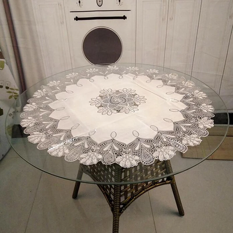 

New Round Tablecloth Table Cloth Round Table Cover For Event Wedding Party Tablecloth Rectangular Banquet Table Cover