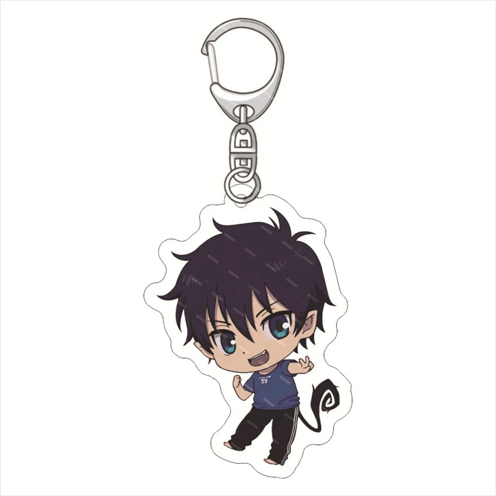 Anime Fans Geschenke ao kein blauer Exorzist Rin Okumura Kampf HD Figur Acryl Schlüssel bund Modell Schult asche Dekoration Weihnachts geschenke – Detail 19
