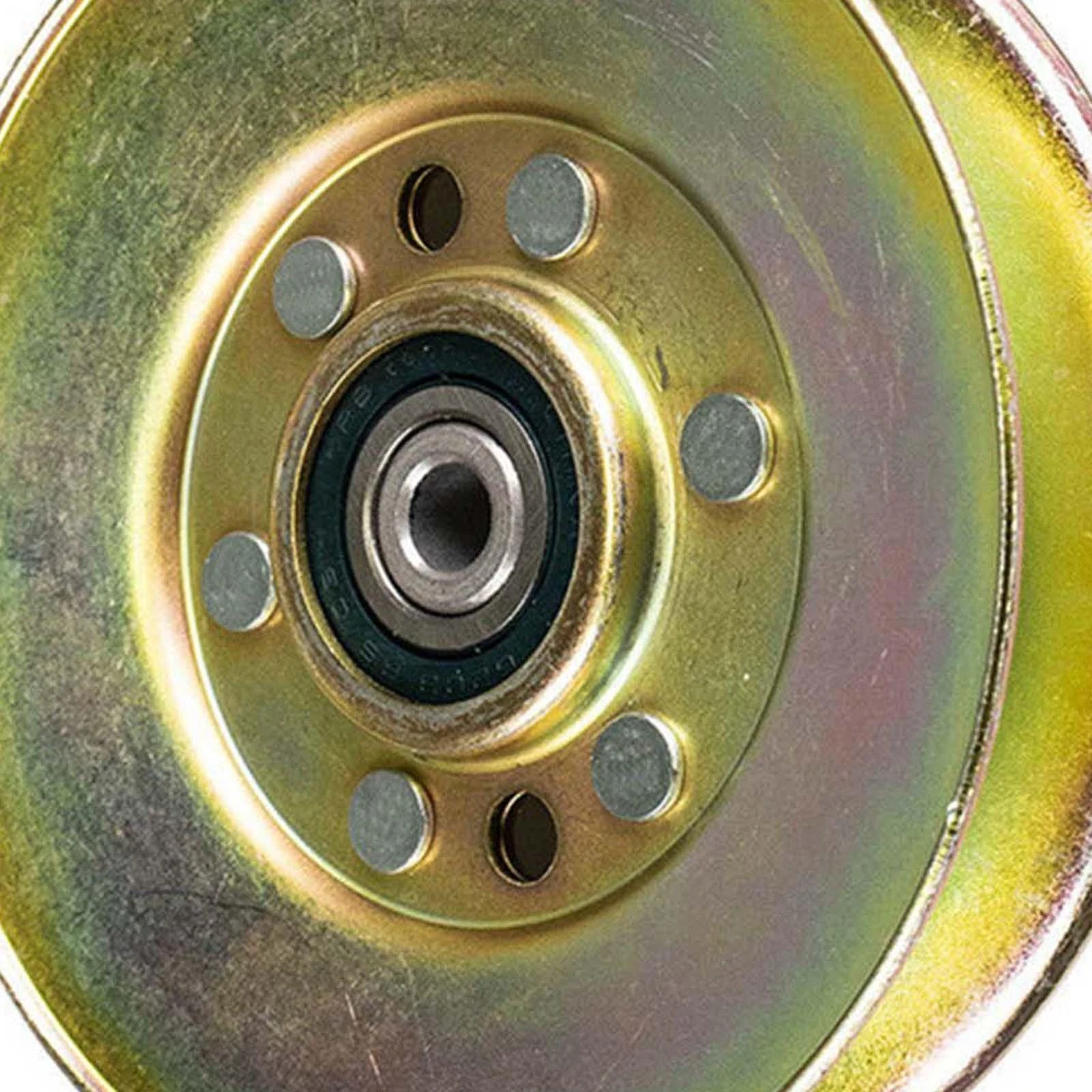 Metal Flat Idler Pulley Replacement Attachment 11/8" Lawn Mower Pulley