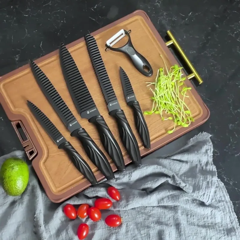 DurableStainlessSteelKnifeSetClassicKitchenHouseholdKnife