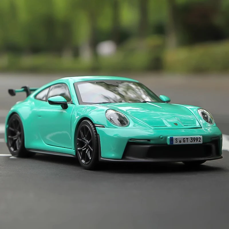 Welly 1:24ポルシェ911 GT3 rsブルー車合金車モデル