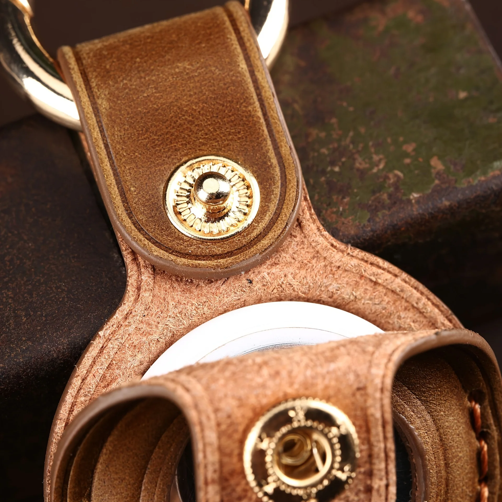 Premium Cowhide Leather Handmade Protective Case - High-End Quality Anti-Lost Solution