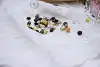 B298 Metal  Knot Style 5mm Shank Buttons Micro Mini Tiny Buttons Doll Buttons Doll Sewing Craft Supplies 3