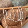 25g Sequins Mohair Yarn Gold Silk Sequin Soft Thin Wool Yarn Diy Handmade Knitting Sweater Shawl Hat Bag Thread Sewing Supplies 1