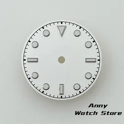 Vintage 29mm Watch Dial with Black, Brown, and Dark Blue Design Featuring Rose Gold Edging and Green Luminous Markers - ETA2824 PT5000 (07)