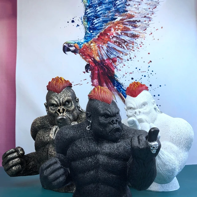 Gorilla Figurine, Figurines, Gorilla Gifts