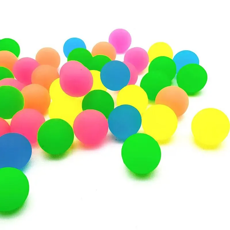 25mmSolidRubberElasticBallMonochromeMulticolorMatteGashapon