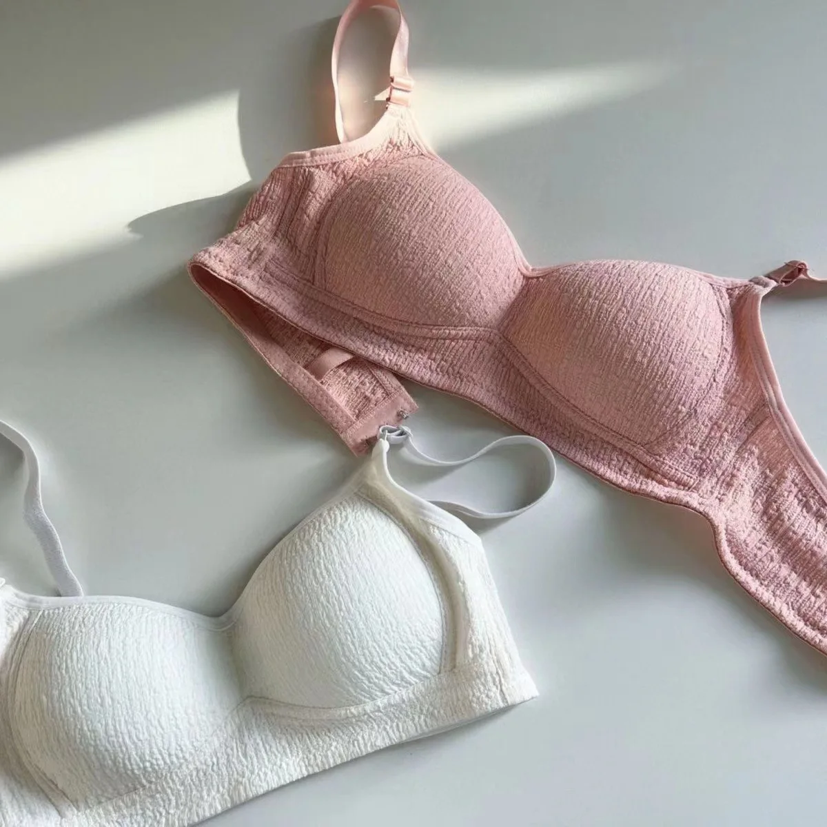 

Seamless Push Up Bra Women Brassiere Sexy Underwear Wirefree Bralette Female Lingerie Intimates Bras Macaroon Solid Color