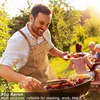 Household Canvas Apron Oil-proof  Can Wipe Hands  Kitchen CookingMen Women Adult With Tool Pockets Fashion Coffee Over  apron 5