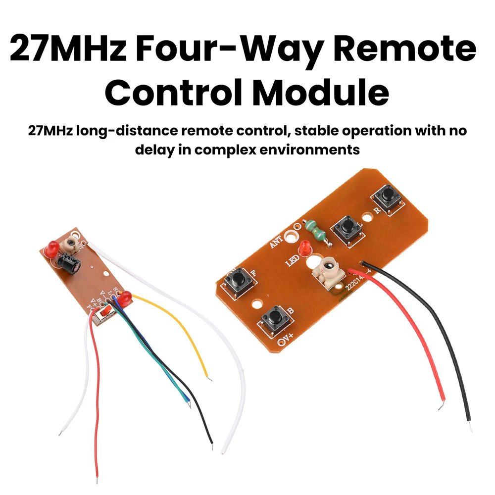Kit télécommande RC 4CH 27MHz émetteur récepteur pour voiture