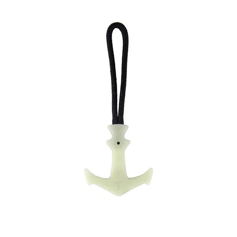 Luminous Zipper Ropes Puller Handle PVC Slider Head Zipper Pulls Extender Luggage Backpack Jackets Purses Handbag 1/3/6PCS