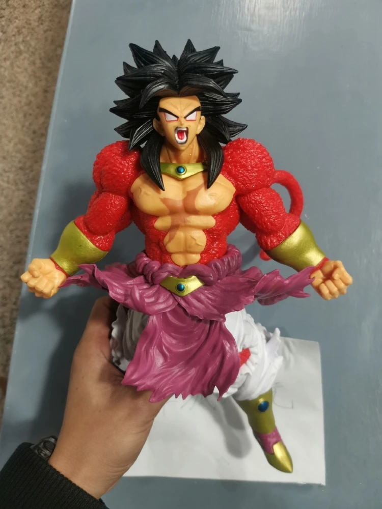 32Cm Super Dragon Ball Heroes Figure Broly Ssj4 Broly Dark Pvc Action Figures Model Statue Toys Festival Best Cool Gifts Model