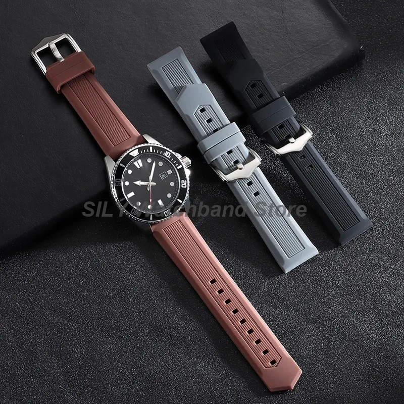 Premium Silicone Sport Watchband Replacement - Universal Strap