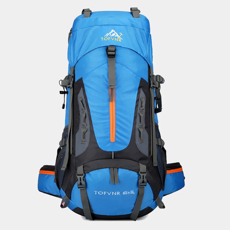 

70L Cycling Bag Climbing Backpack Men Large Capacity Hiking Mountaineering Bags Waterproof Camping Travel Shoulder Nylon Pack