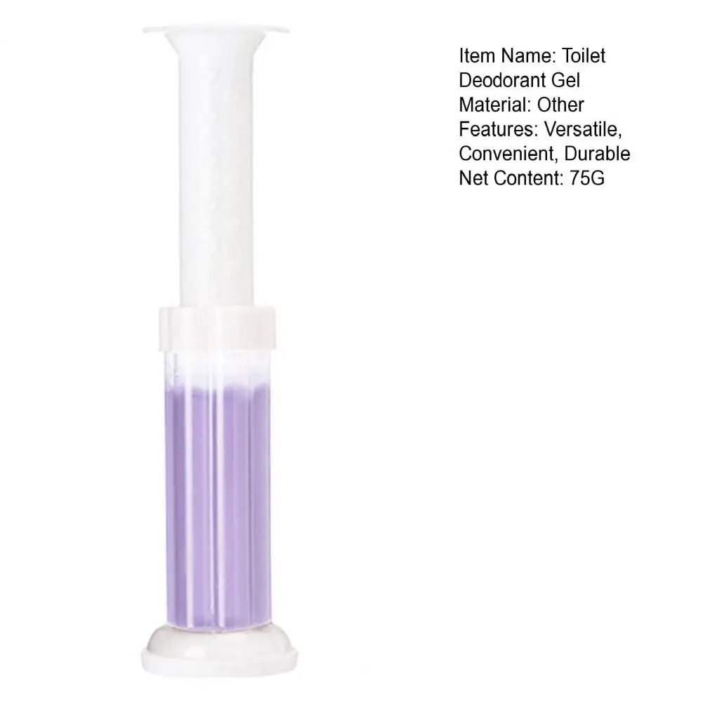 75G Toilet Deodorant Gel Flower Shape Toilet Cleaner Effective Odor Prevention Freshener Stamp Deodorizing For Bathroom