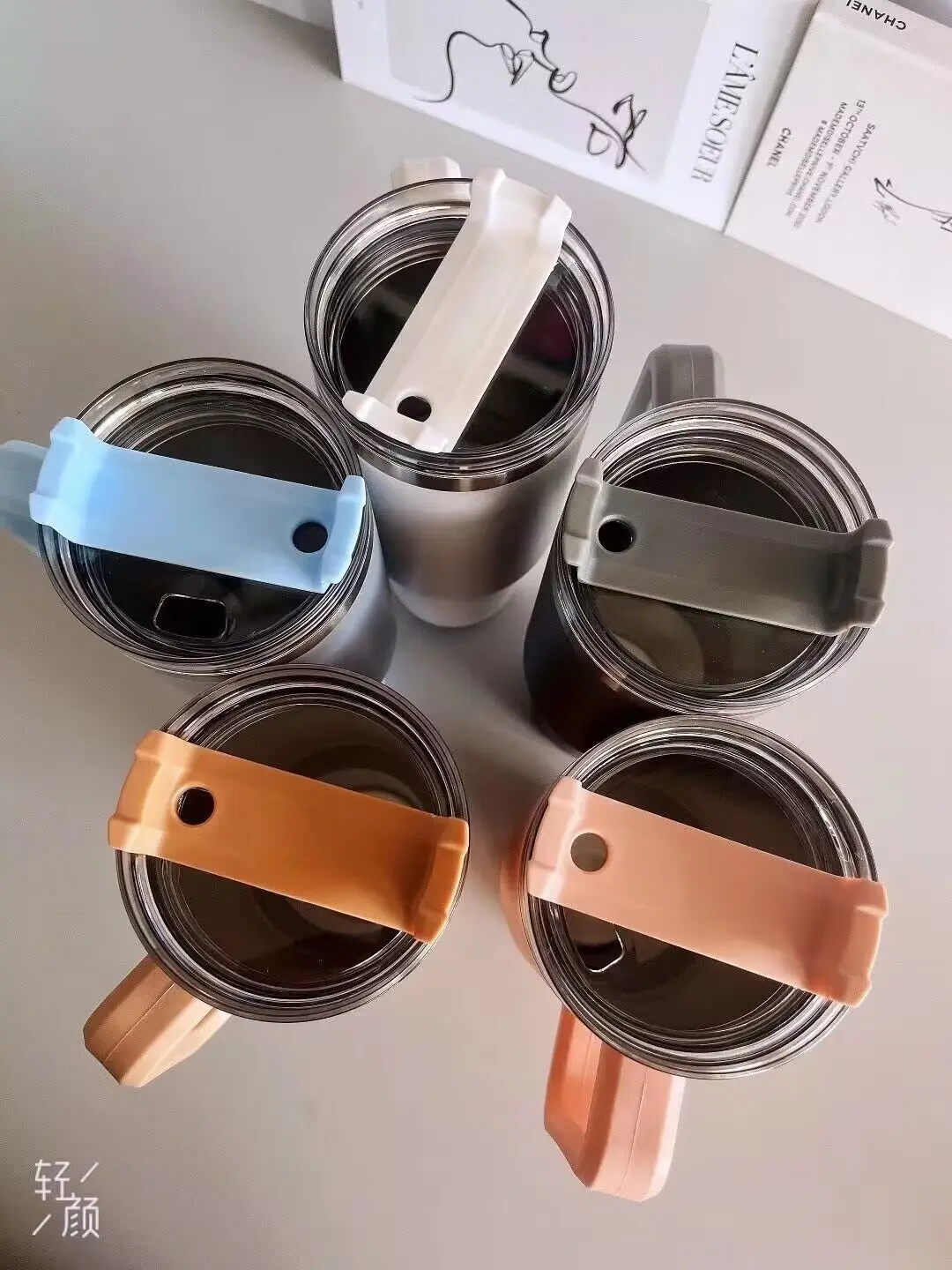 Cafe Insulated Tumbler Straw Stainless Steel Coffee Termos Cup In-Car Vacuum Flasks Portable Water Bottle 40oz Mug With Handle 2 Sd1e7cb54639e447eb06334fa1120e6696