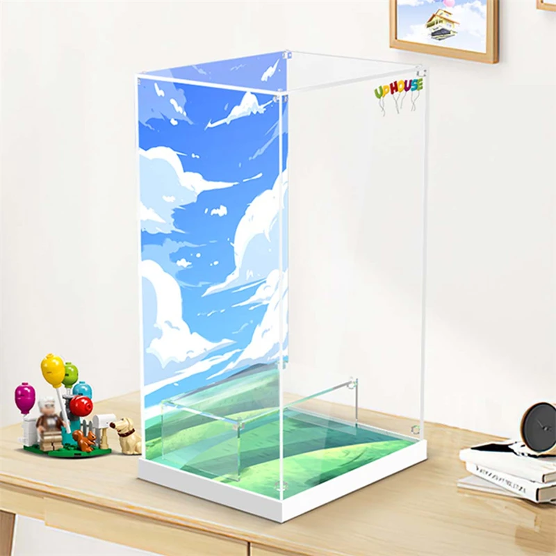Display Case for Lego Up House​ 43217, 3MM Acrylic Display Box for Lego 43217 (No Model Set Included) 3