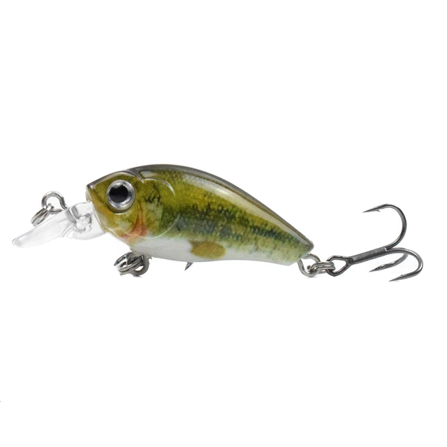 CCLTBA  Hot Sale Mini Crankbait Wobblers Floating Hard Artificial Baits Minnow for Bass Pesca Carp Perch Fishing Lures Tackle CC50-03