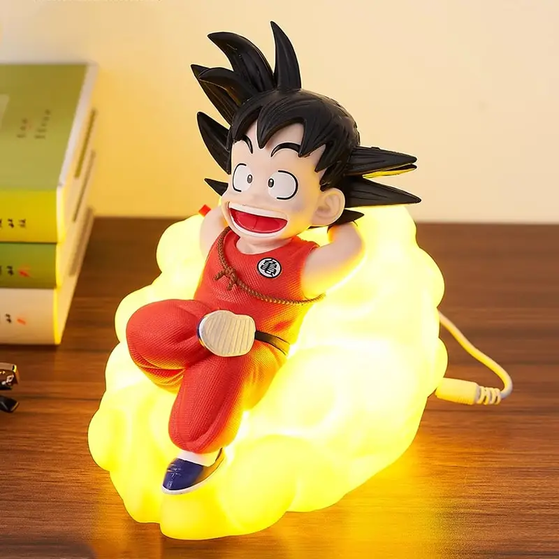 

15cm Dragon Ball Anime Figure Sun Goku Action Figure Tendon Douyun With Light Cartoon PVC Statue Collection Model Doll Gift