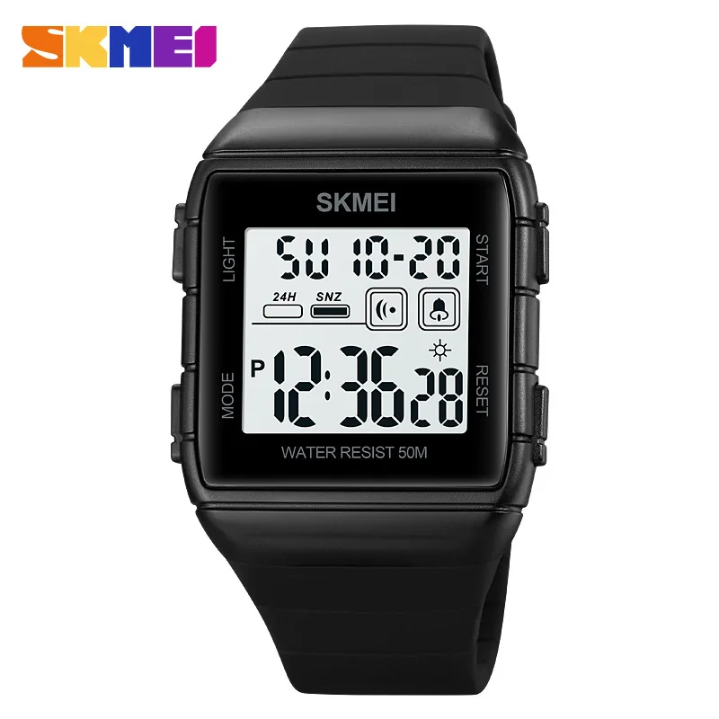 

SKMEI Cool Men's Digital Watch With Japan Movement Countdown Shock Resistant LED Light Military Clock 1960