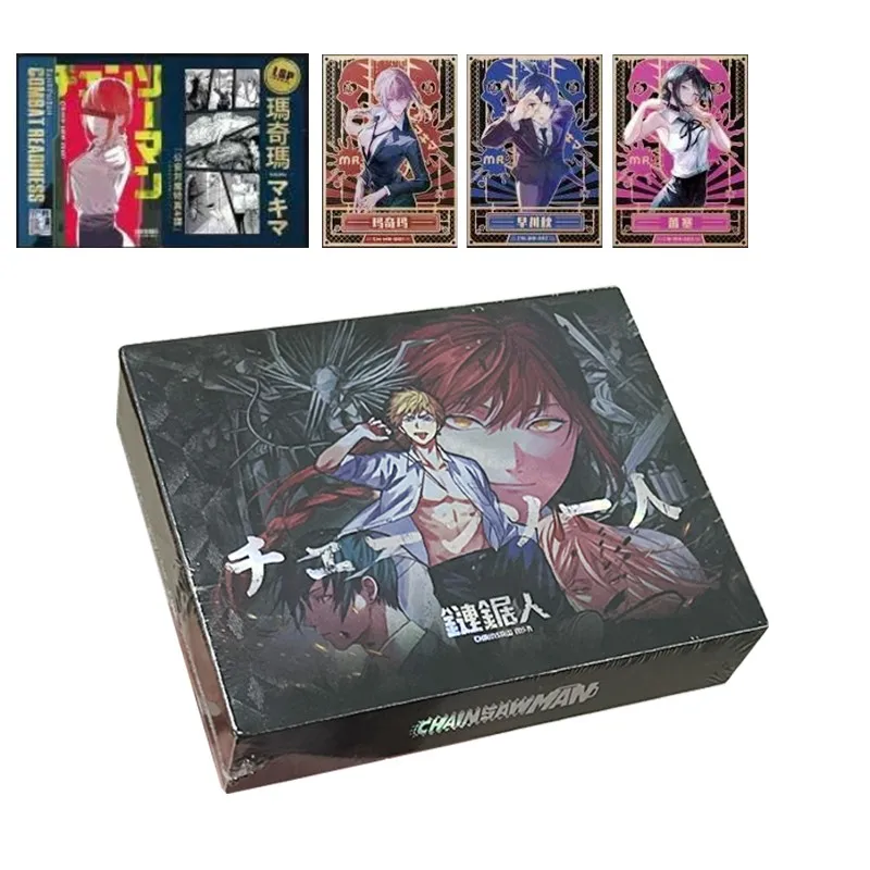 Motosega Man Rare Lxp Mr Cards Booster Box Denji Pochita Makima Lsp Limited Trading Collection Cards Regali Per Bambini Giocattolo