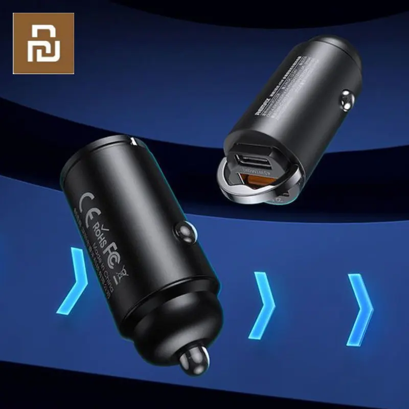 Youpin REMAX 45W USB Type C Car Charger Quick Charge Fast Charging Car