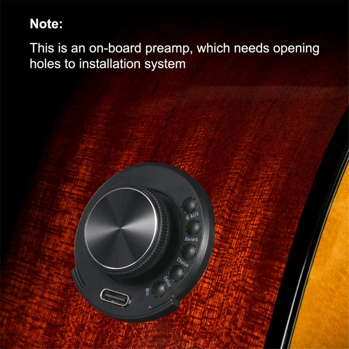 A04R-S1 Resonance Pickup Same Frequency Vibration Onboard Pre-SFT Guitar Amplifier System Reverberation Chorus Delay