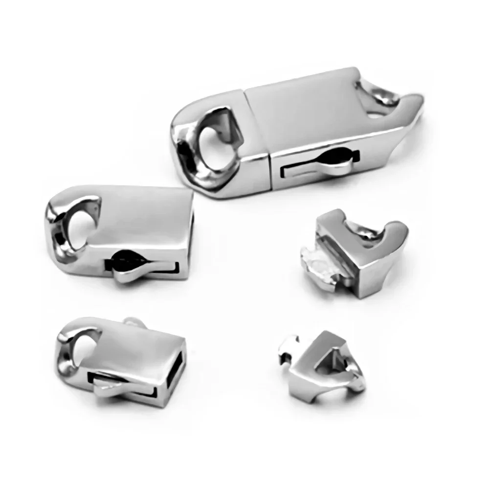 UIEXAY 6 Pezzi In Acciaio Inox A Doppia Apertura, Chiusura A S – Mini Moschettone Gancetti Per Braccialetti