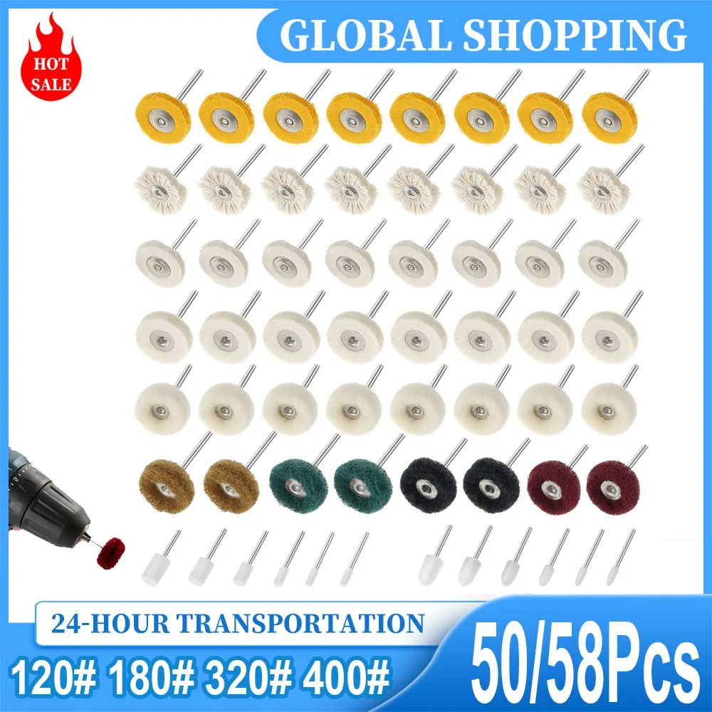 1 Inch (25mm) Mix Grit Abrasive Buffing Polishing Wheels Bur - View #8