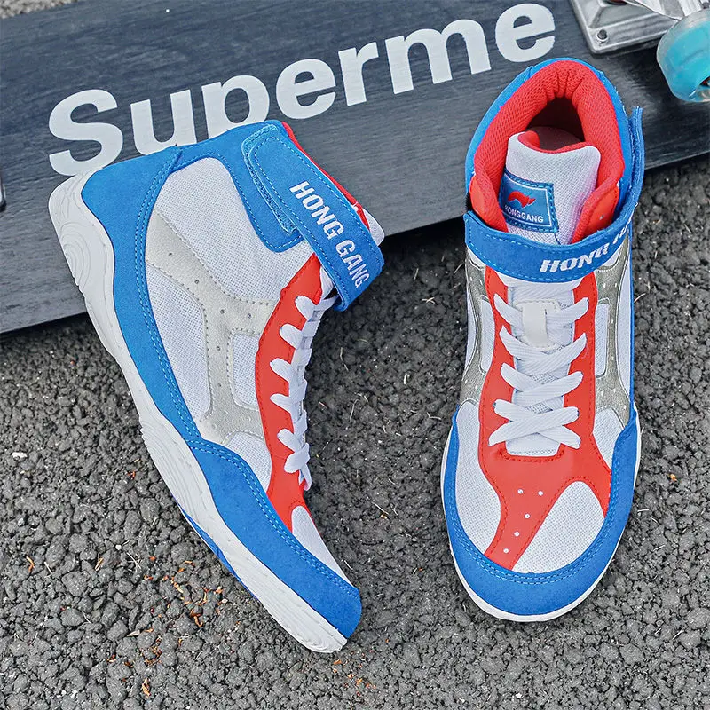 New Men's Boxing Shoes Designer Wrestling Shoes Men's Top Quality Wrestling Boots Slip Resistant Fighting