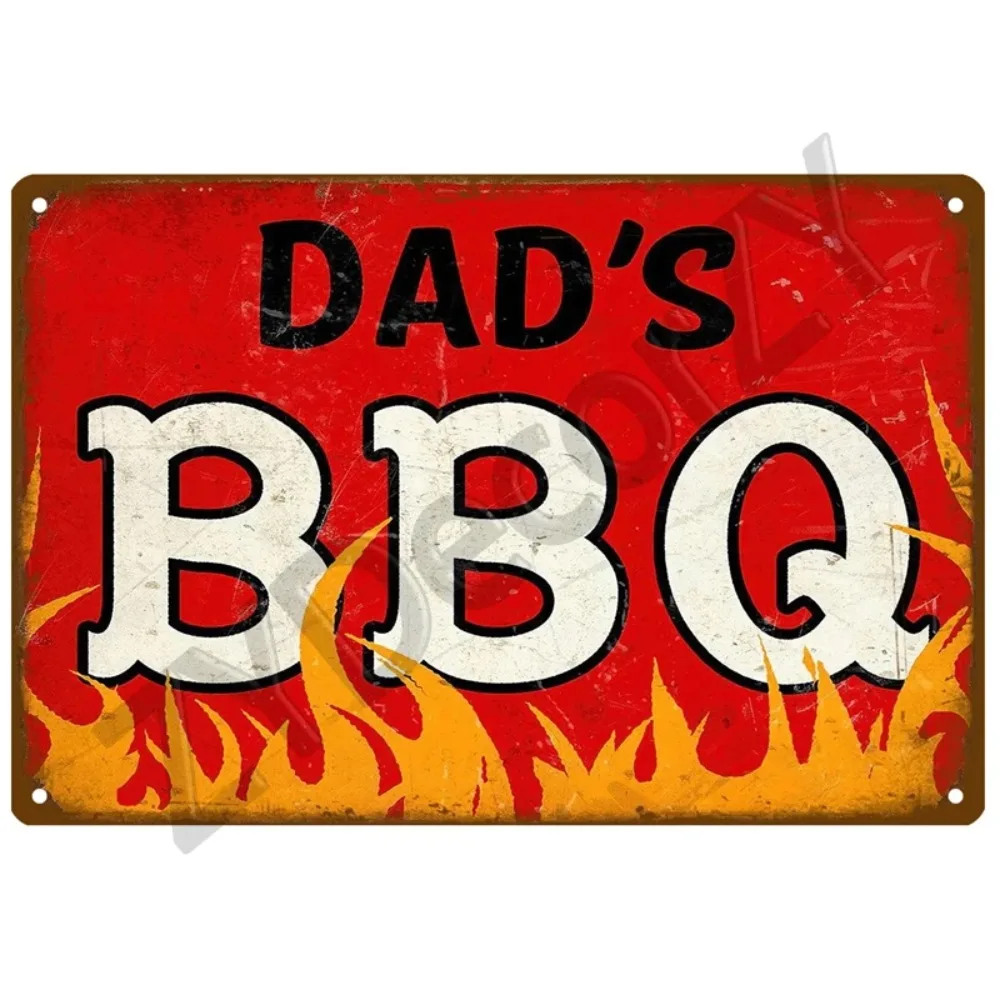 Vintage Aluminum Wall Sign 3