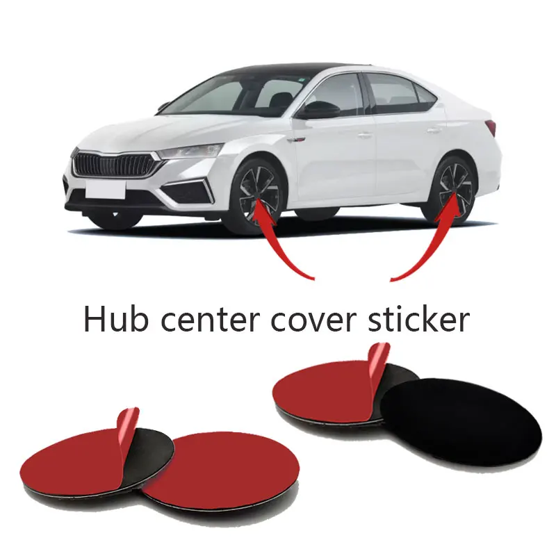 

4pcs 56mm 65mm Car Wheel Center Hub caps cover stickers Logo Decal For Skoda octavia 2 a57 rapid fabia superb KAMIQ Accessories