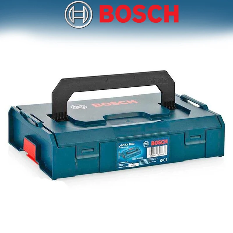 Bosch L-Boxx Mini Storage Case Durable Shock Proof Parts Screw Bits Accessories Stackable Storage Box storage box tool case storage case tool box