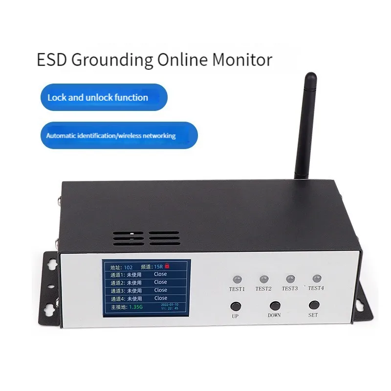 

On line intelligent grounding monitor LCD static monitoring