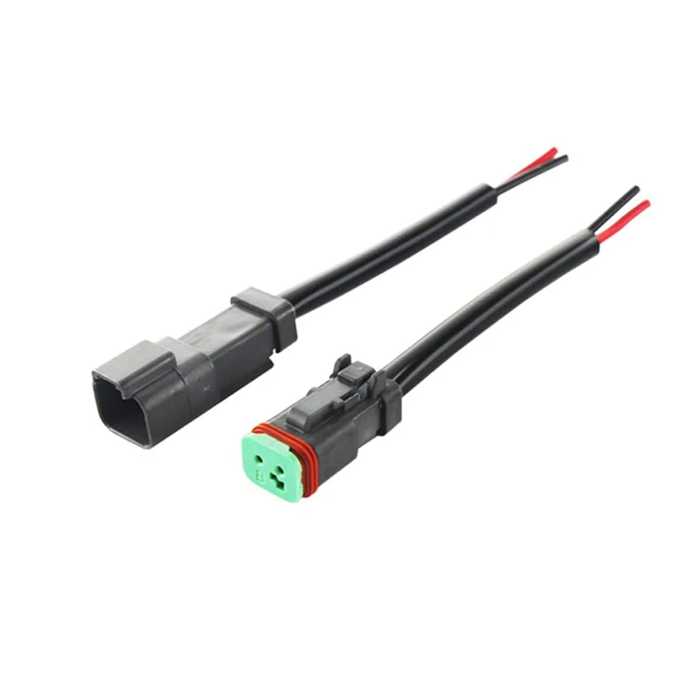 

Deutsch DT 2 Pin Pigtail Kit мужской женский разъем адаптер для детской работы