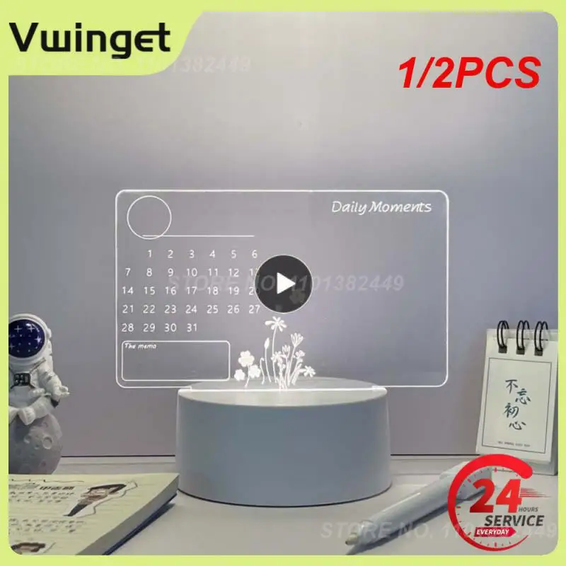 

1/2 шт., Светодиодная доска для ночной лампы