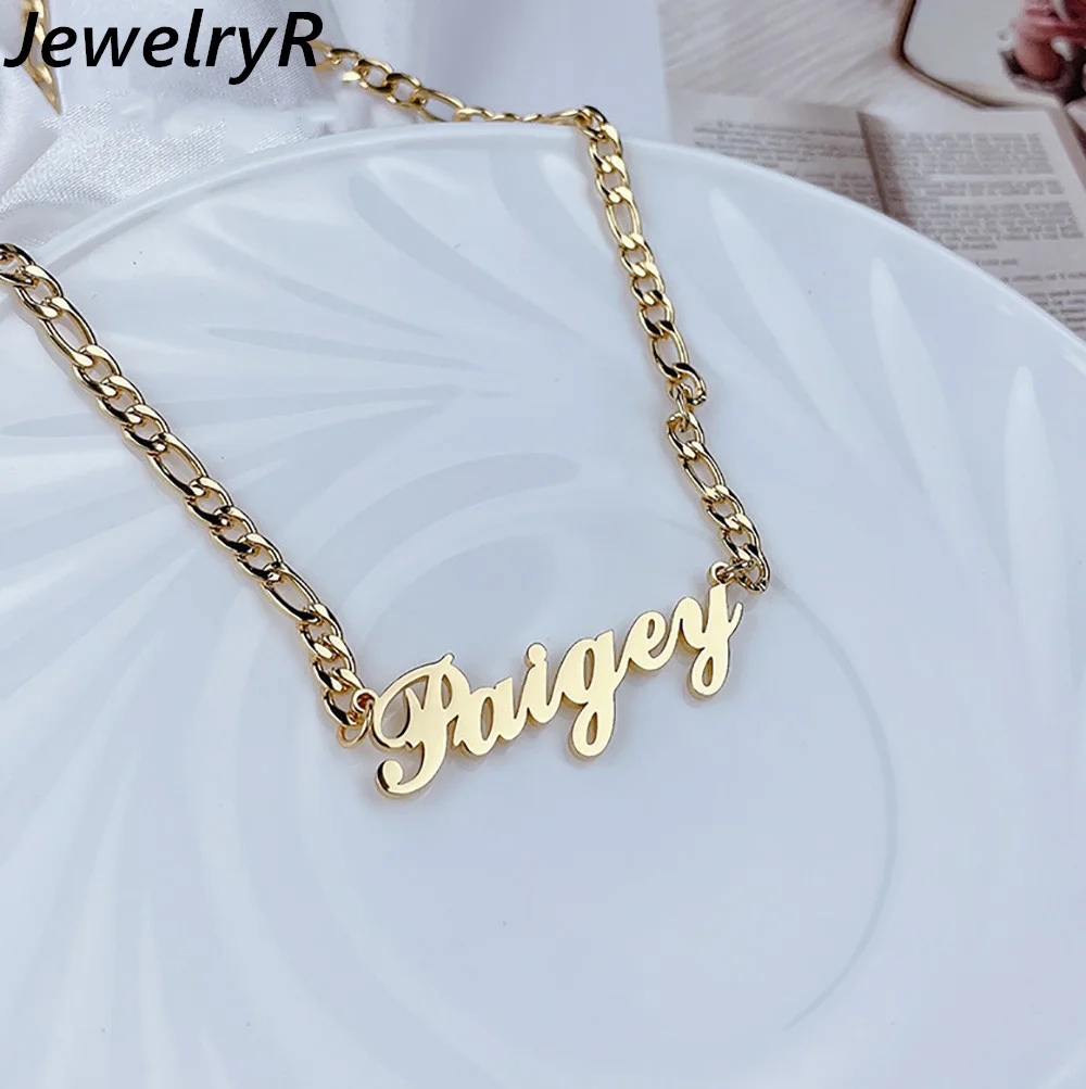 JewelryR Custom Name Necklace Stainless 