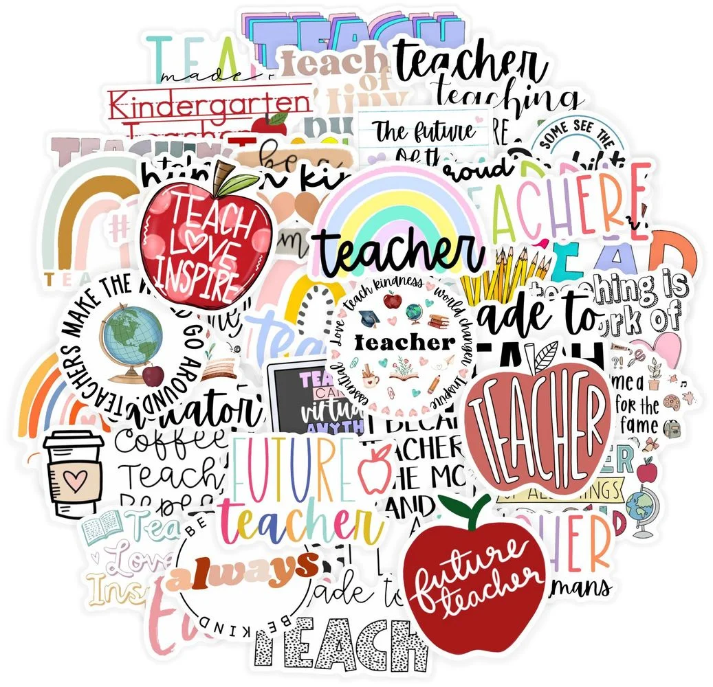 Best Teacher Stickers Vinyl Decal Stickers Sticker Teachers Day