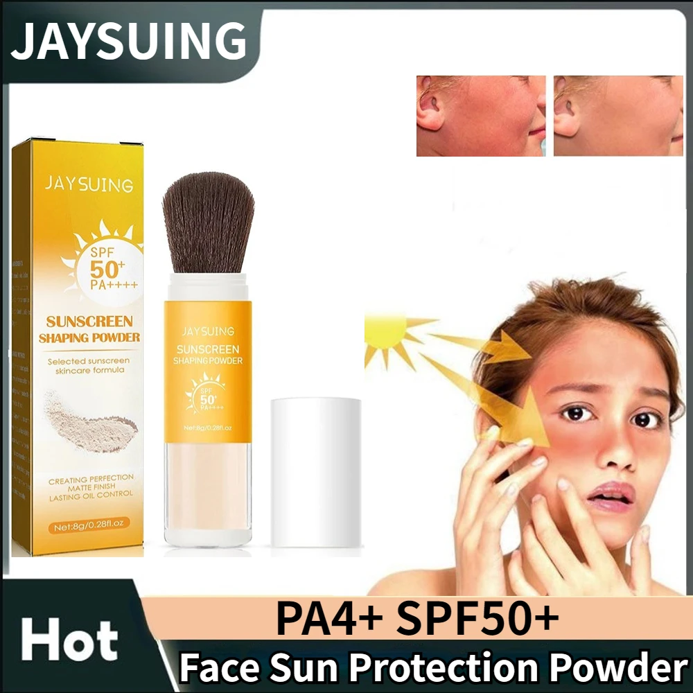 Setting Powder JAYSUING Finishing Powder Makeup Oil Control Waterproof Long Lasting Matte Pa4+ Spf50 For Face Sun Protection 8g
