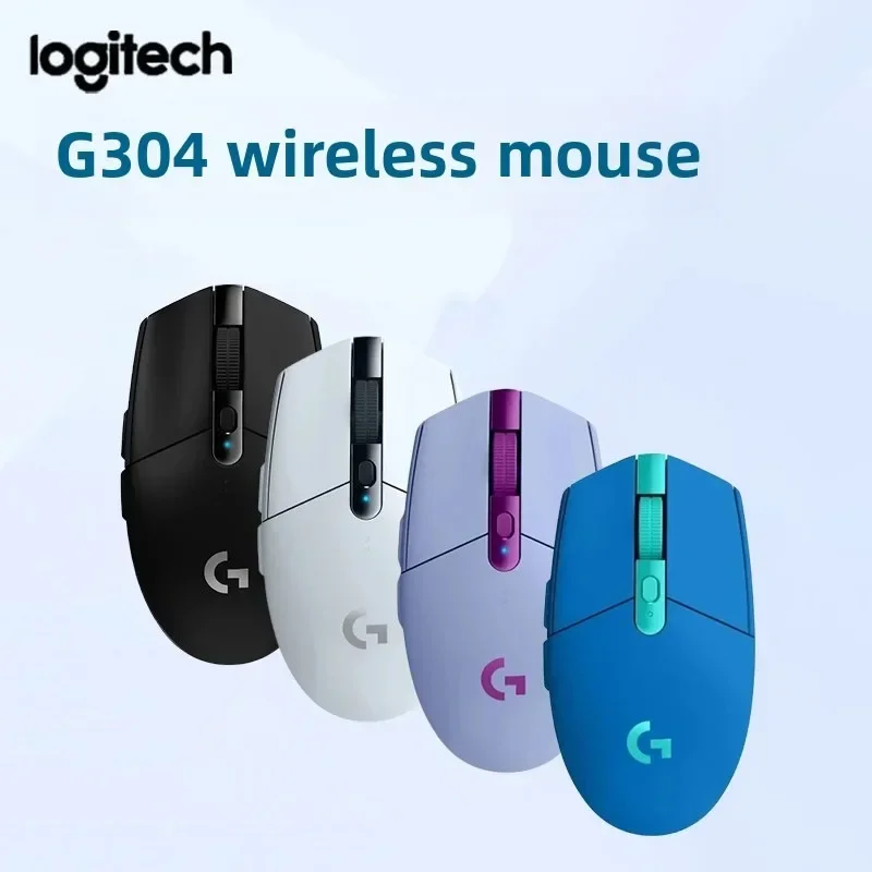 Souris de jeu sans fil Logitech G304 légère, capteur Hero 12K, 12000DPI, 6 boutons programmables, Compatible PC MacOS 2