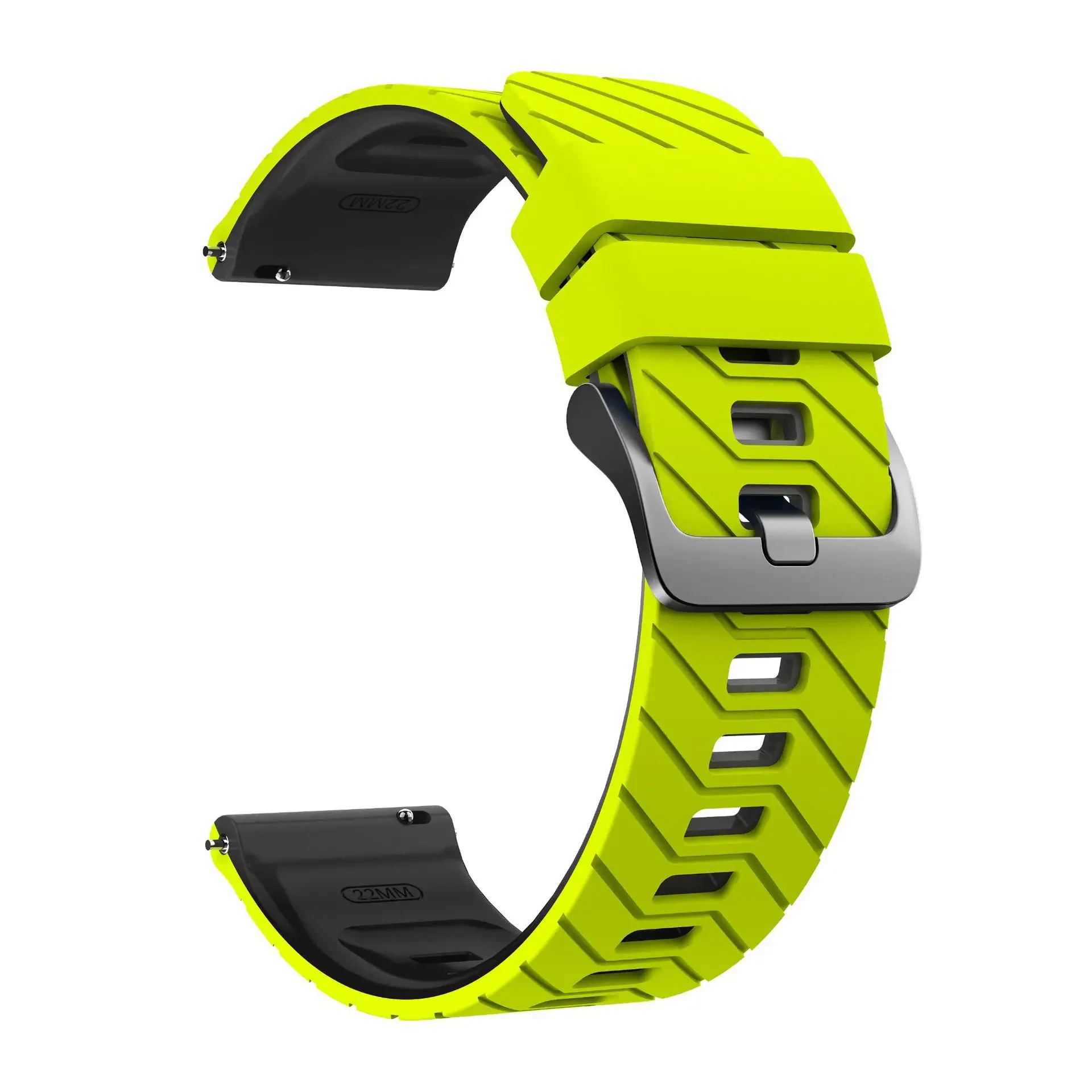 22mm Silicone Breathable Sports Watch Strap