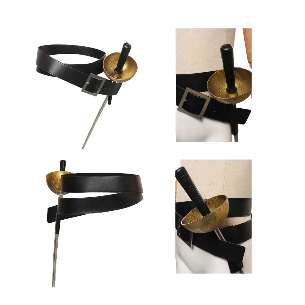 Kids Children Puss Cos in Boots The Last Wish Puss Belt Sword Cosplay Suit Costume Halloween Carnival Prop Accessories Outfits halloween costume prop